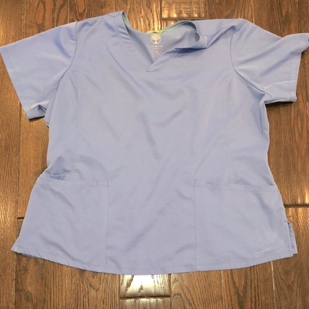 Healing hands HH works nurses scrub top size 2X